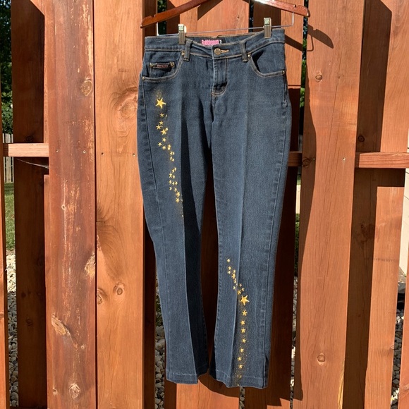Bubble Gum Jeans Bubble Gum Jeans Size 78 Embroidered Gold Stars